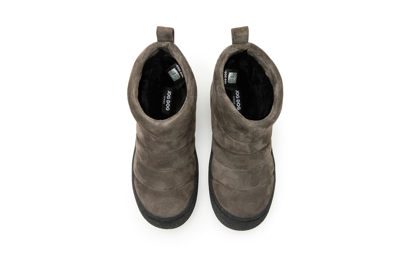 полусапоги 30288AW-1920 темно-серый велюр, фото 4